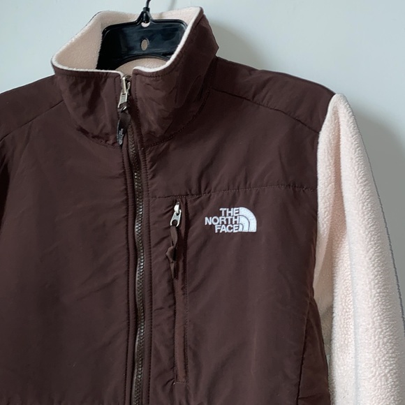 The North Face Denali women’s fleece polartec zip front jacket - pink/brown - Picture 3 of 9